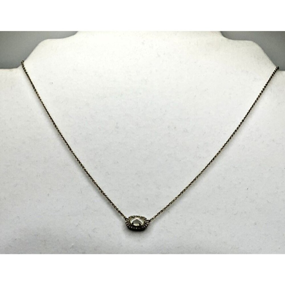 Kendra Scott Goldtone Pink Crystal Pendant Necklace Fashion Jewelry